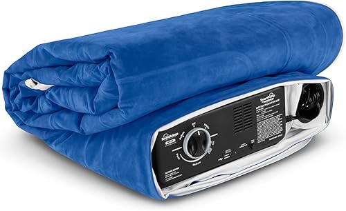 Miniatura 10 de SoundAsleep Productos SoundAsleep CloudNine Series Queen colchón de aire con tecnología de bomba inteligente dual parte superior azul y cuerpo beige