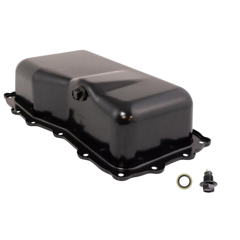 Cárter de Óleo do Motor TRQ OPA78517 com Bujão Magnético de Drenagem, Kit com 2 Peças