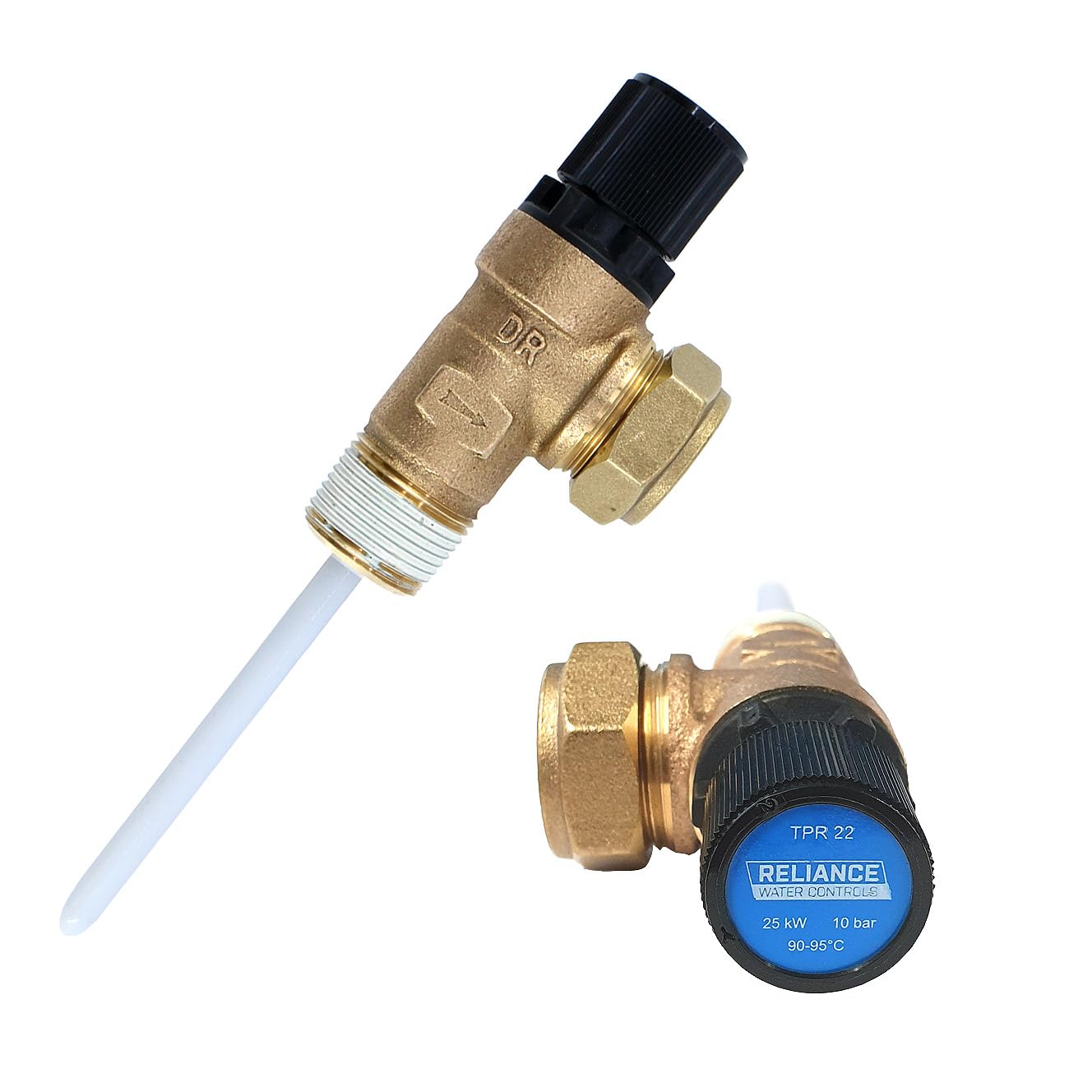 Heatrae Sadia 3/4" Tpr22 Temperature & Pressure Relief Valve 10 Bar 95605810 For Sapphire