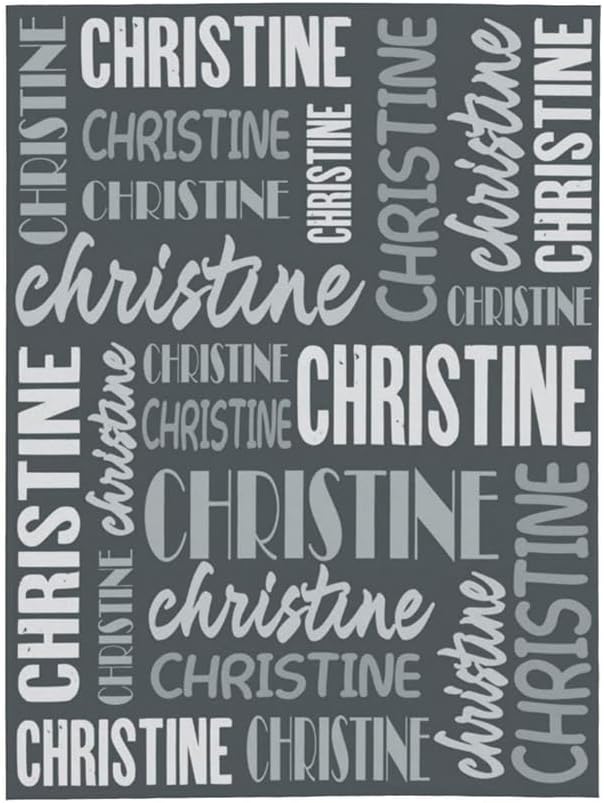 REEG Personalized Baby Blanket, Blanket with Name, Baby Boy Blanket, Personalized Gift, Minky Baby Blanket, Custom Name Nursery Blanket Bedding (J,75x100cm)