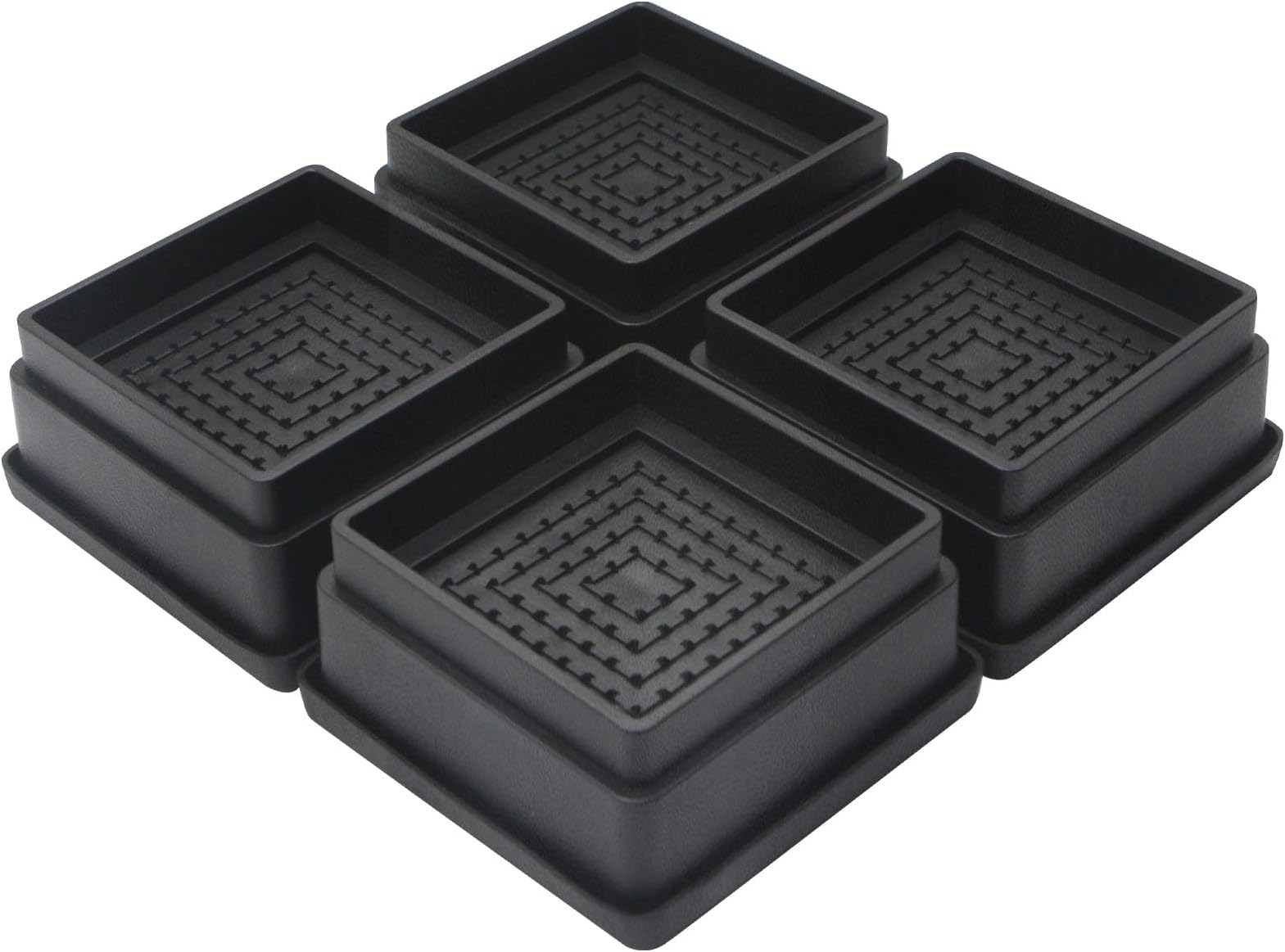 Amazon.com: OneDream Wood Bed Furniture Risers Blocks - 4 inch Set of 4 ...