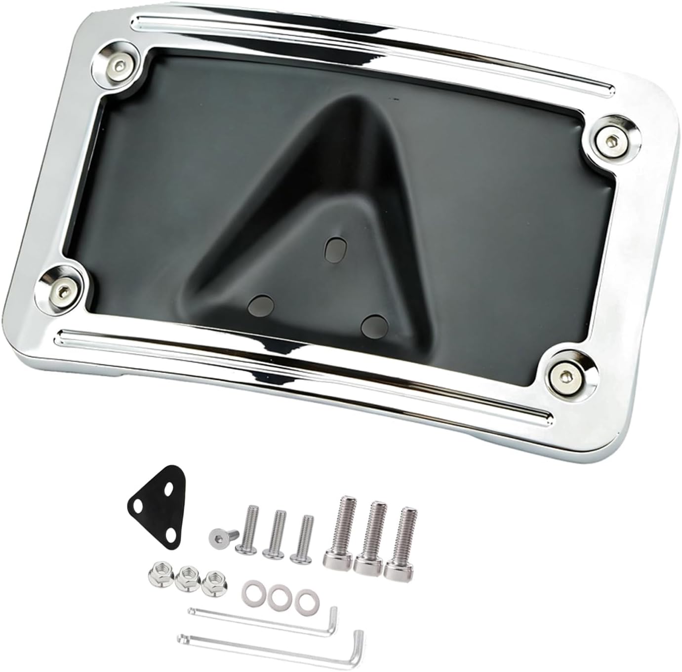 License Plate Mount Truck Bracket 3-Hole Relocation kit Replace Black for Har...