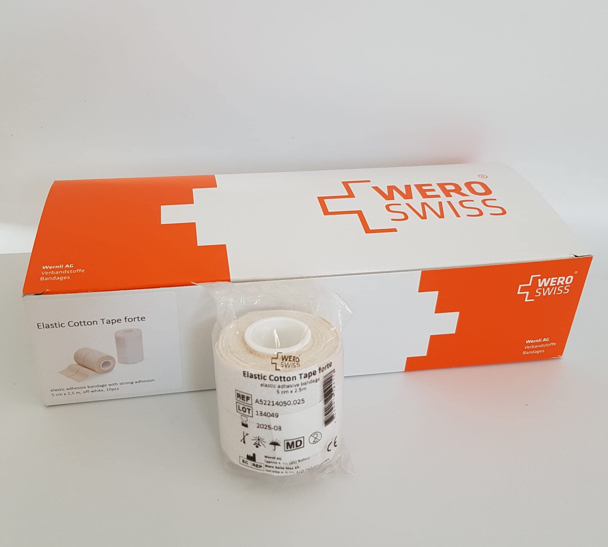 JPLAST BENDA ADESIVA ELASTICA (5 cm x 4,5 m, 10) TIPO TENSO