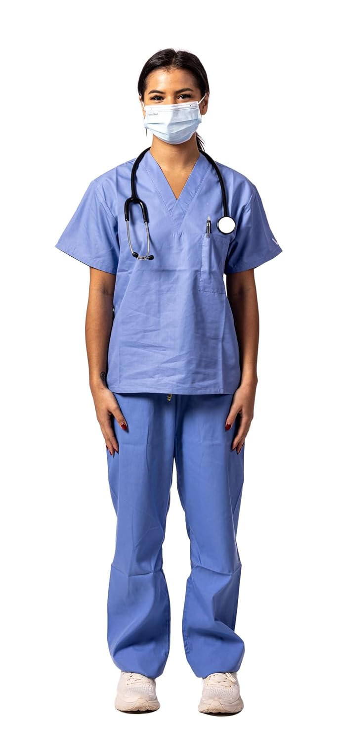 500-Pack Premium Disposable Face Masks, Comfortable 3-Ply Protection with Adjustable Nose Piece, Breathable, Soft, Ideal for Medical, Office, Travel, and Daily Use, One Size Fits Most, Blue