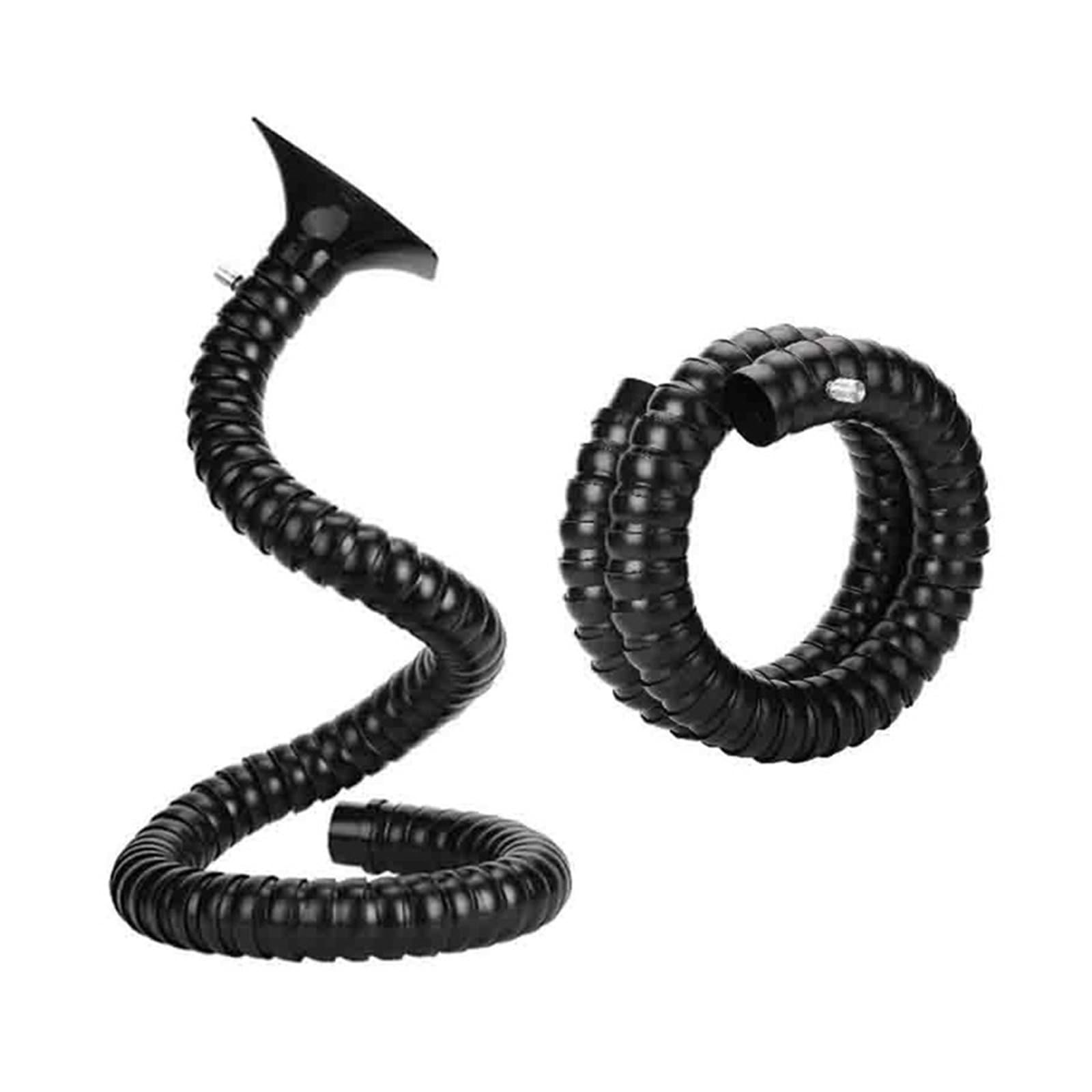 Manguera articulada, Manguera Industrial Flexible para extracción de Humos con Cubierta Ajustable, Brazo articulado de 360° para recolección de Humo, Polvo y Aire - 0,8 m (2,6 pies), 45 mm (