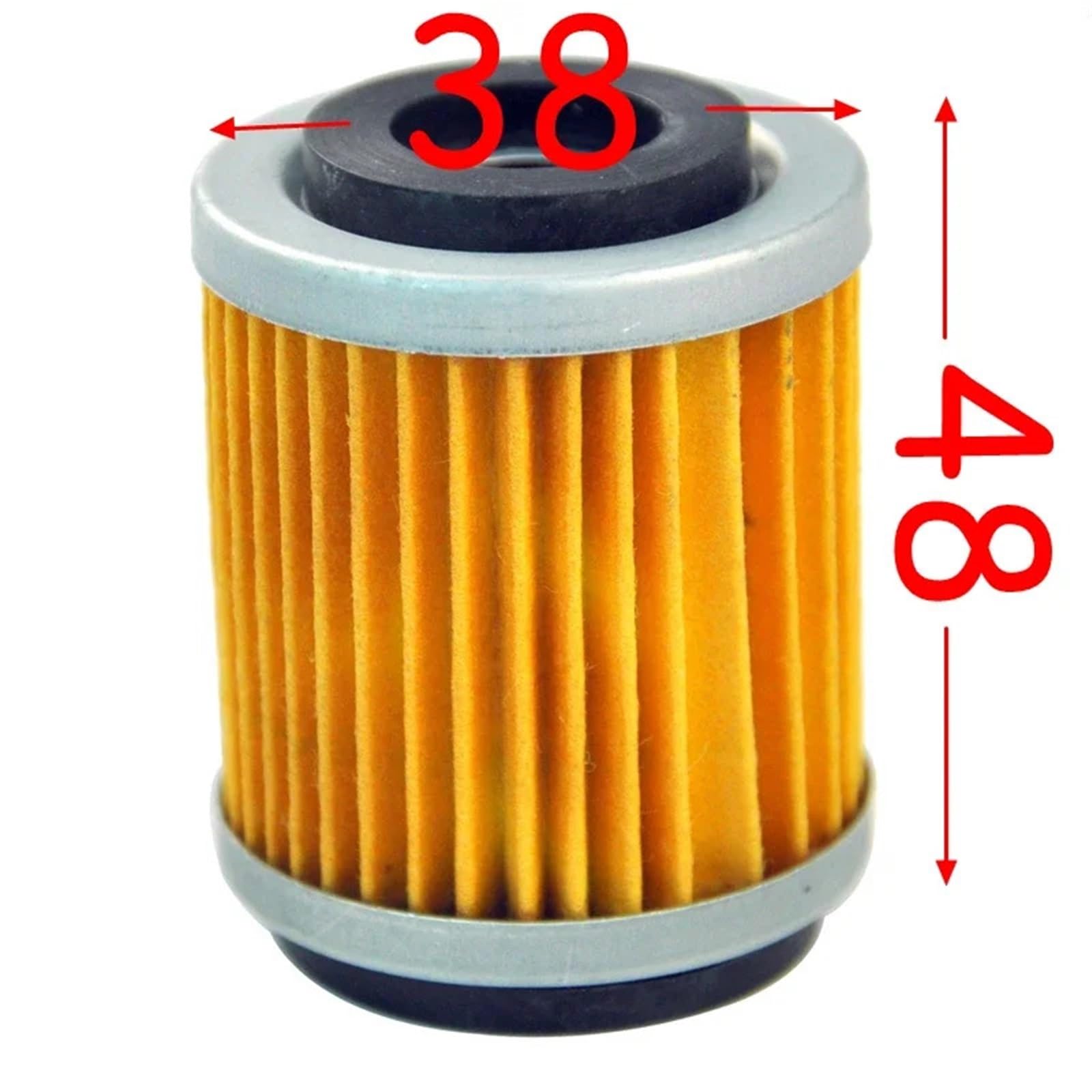 filtr oleju ze stopu filtr oleju motocyklowego Do TT-R230 2005-2023 SRX250 1987 XT250 1984 BW350 1988 TT350 86-92 filtr oleju motocyklowego(4 pcs)