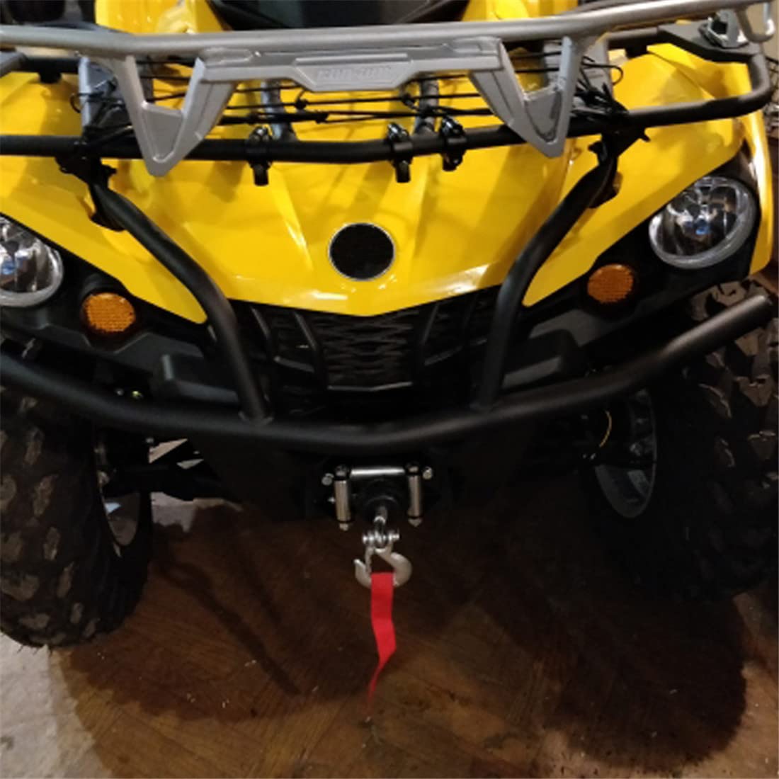 1 Paire De Lentilles Jaunes Rondes Universelles 24 Réflecteurs à Led