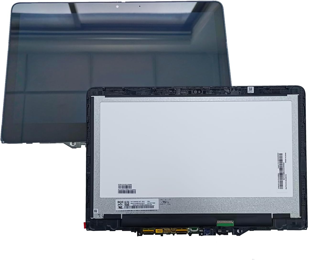 11.6" Replacement for Lenovo Chromebook 300E Yoga Gen4 82W2 82W3 Laptop Touchscreen Display Module Digitizer Assembly with Bezel 5D11C95910 5D11C95911 5D11C95912 5D11C95913 5D11C95908 5D11C95909