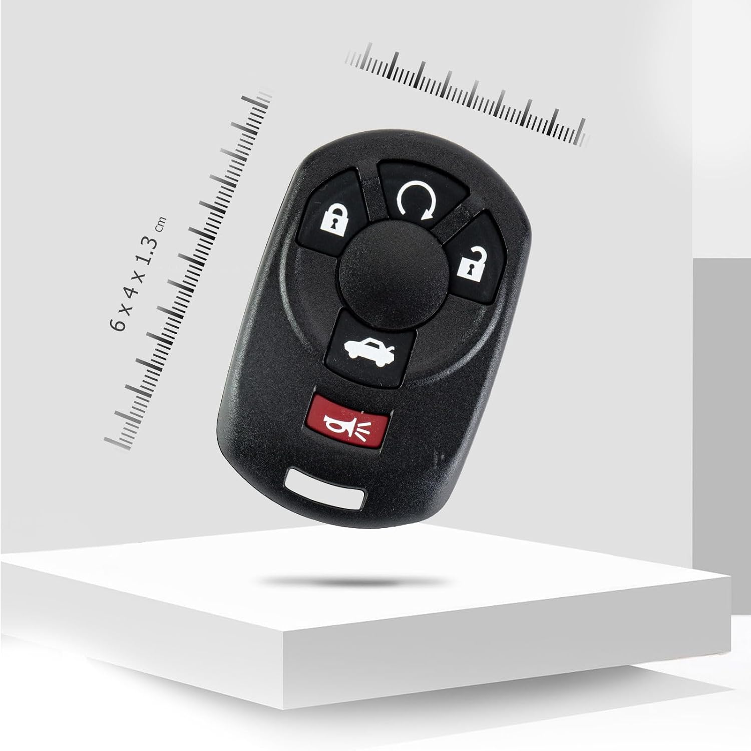 Remote Car Key Keyless Entry Transmitter Replacement for 2005/2006/2007 Cadillac STS/Chevrolet Corvette M3N65981403 315 MHz (Single)