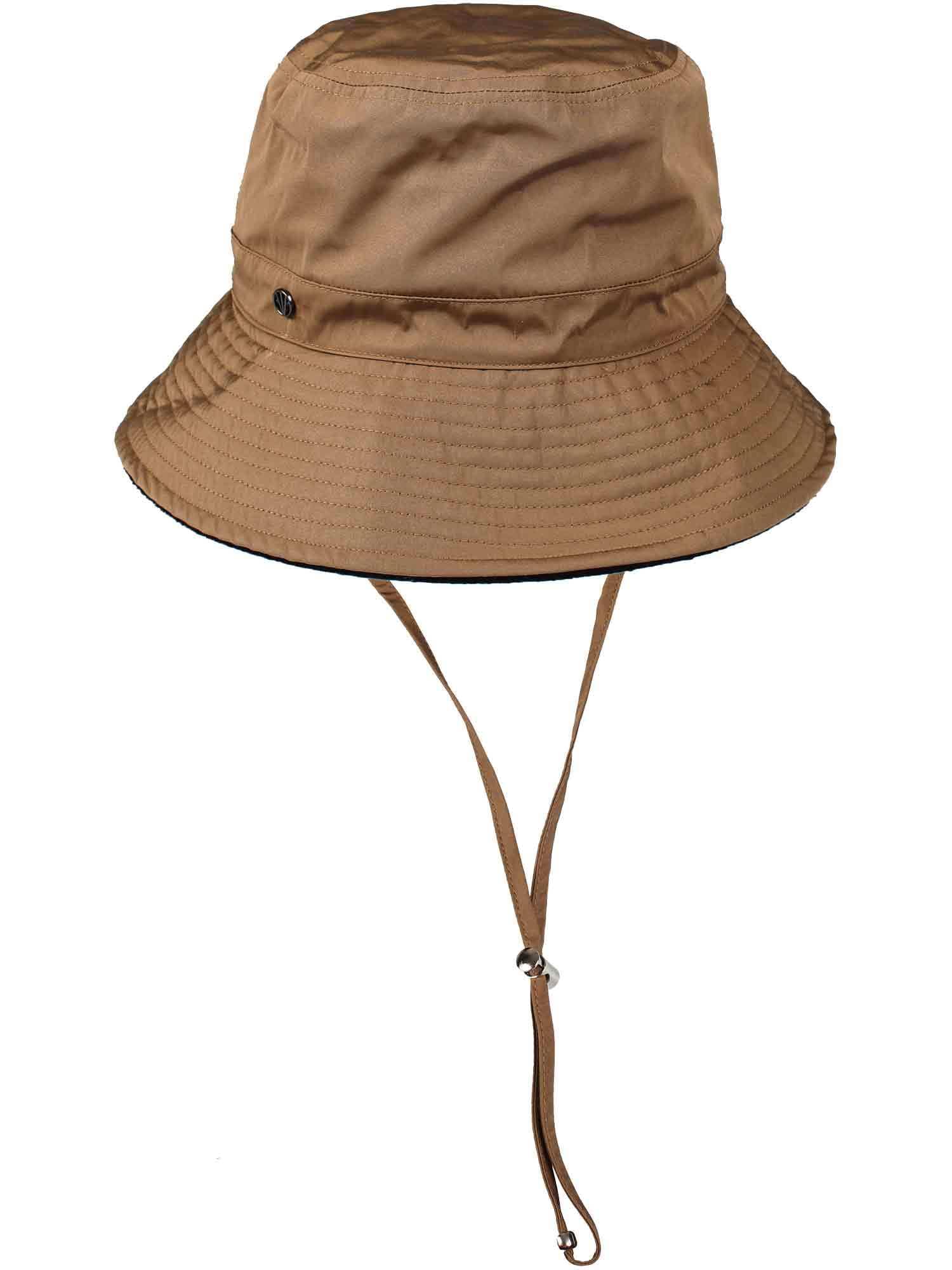 LOEVENICH Warmer Regen Bucket Hat | Wasserdicht | 100% Polyester | Mit Kinnband | OneSize | Für Damen