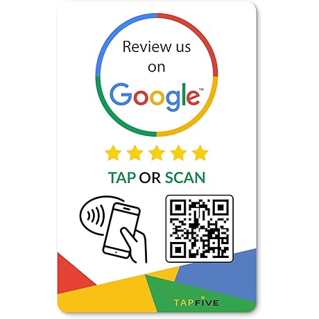 Google Review Card by Tapsnap