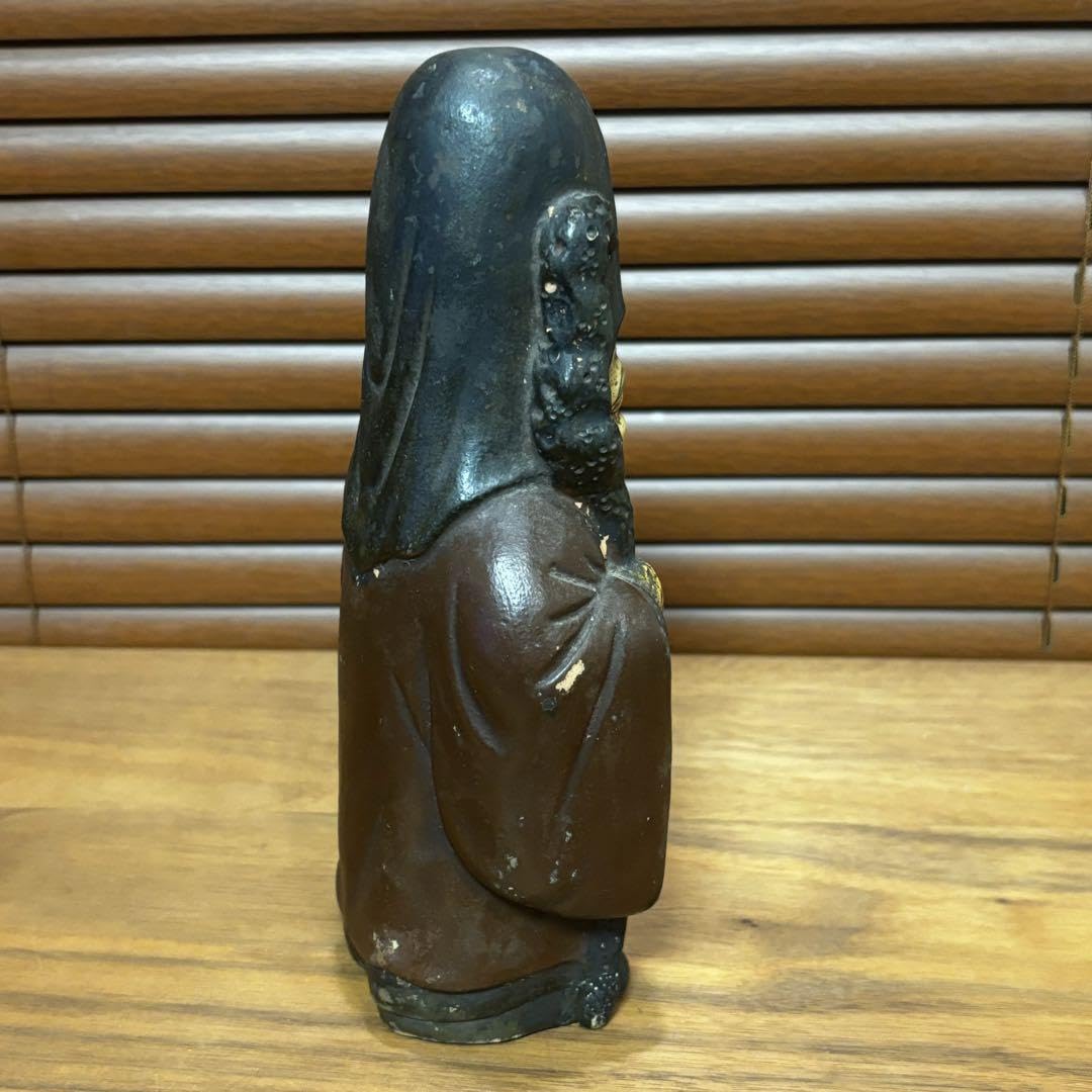 Amazon.co.jp: 昔の置物 すごく古い 仙人 寿老人 : ホーム＆キッチン