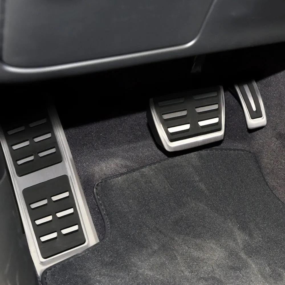 Car Accessories For A-udi A4 B8 Avant 8k A4 Allroant Quattro 2008-2015 LHD AT MT Car Pedals Car Gas Brake Rest Foot Pedal Cover(AT without Rest)