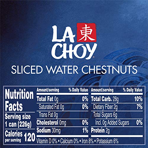 Image of La Choy Sliced Water Chestnuts, 8 Ounce, 12 Pack
