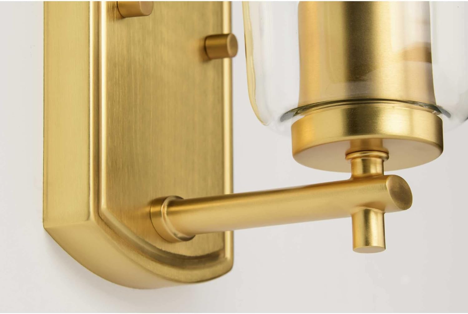 Progress Lighting Adley Collection One-Light Polished Nickel Traditional Wall Light