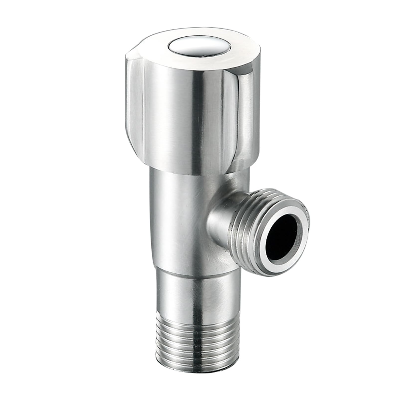 Shut Off Solution Versatile & Long Lasting Stop Valves 304 Stainless Steel Valves 1/2 for Kitchen Bathroom Toilet