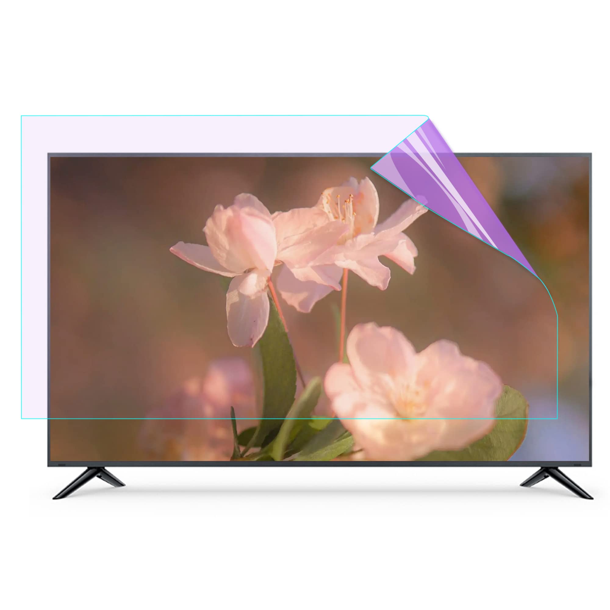 Protezione Schermo TV， from TV Pellicola Protettiva Opaca antiriflesso, Pellicola Proteggi Display LCD AntiGraffio antiluce Blu, for TV LED OLED e QLED 4K HD(32in 704x395mm)