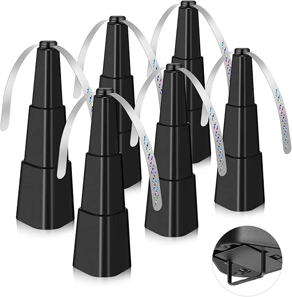 AMIAEDU Fly Fans for Tables, Fly Repellent Fan for Indoor/Outdoor, Food Fans to Keep Flies Away for Party, BBQ, Home, Picnics, Travel, Portable and Easy Use 6 Pack (Black)