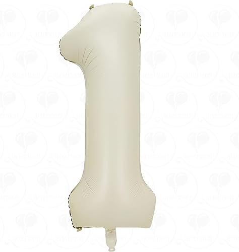 Miniatura 4 de AFTERLOON - Globos gigantes de 40 pulgadas para helio, cromado, rojo brillante, número 1, para decoración de fiestas, calidad premium, duraderos y