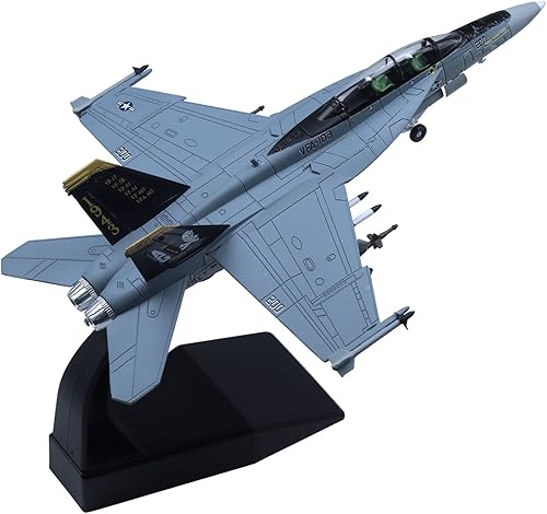 Miniatura 2 de Udnorbay F-18 Hornet Strike Attack Fighter Avión Modelo 1100 Modelos militares fundidos a troquel