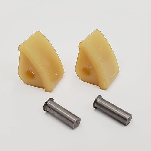 Kit de zapata/almohadilla tensor de cadena de leva con pasador para motor Harley Twin Cam 1999-2006 - Funciona con tensores interiores o externos -