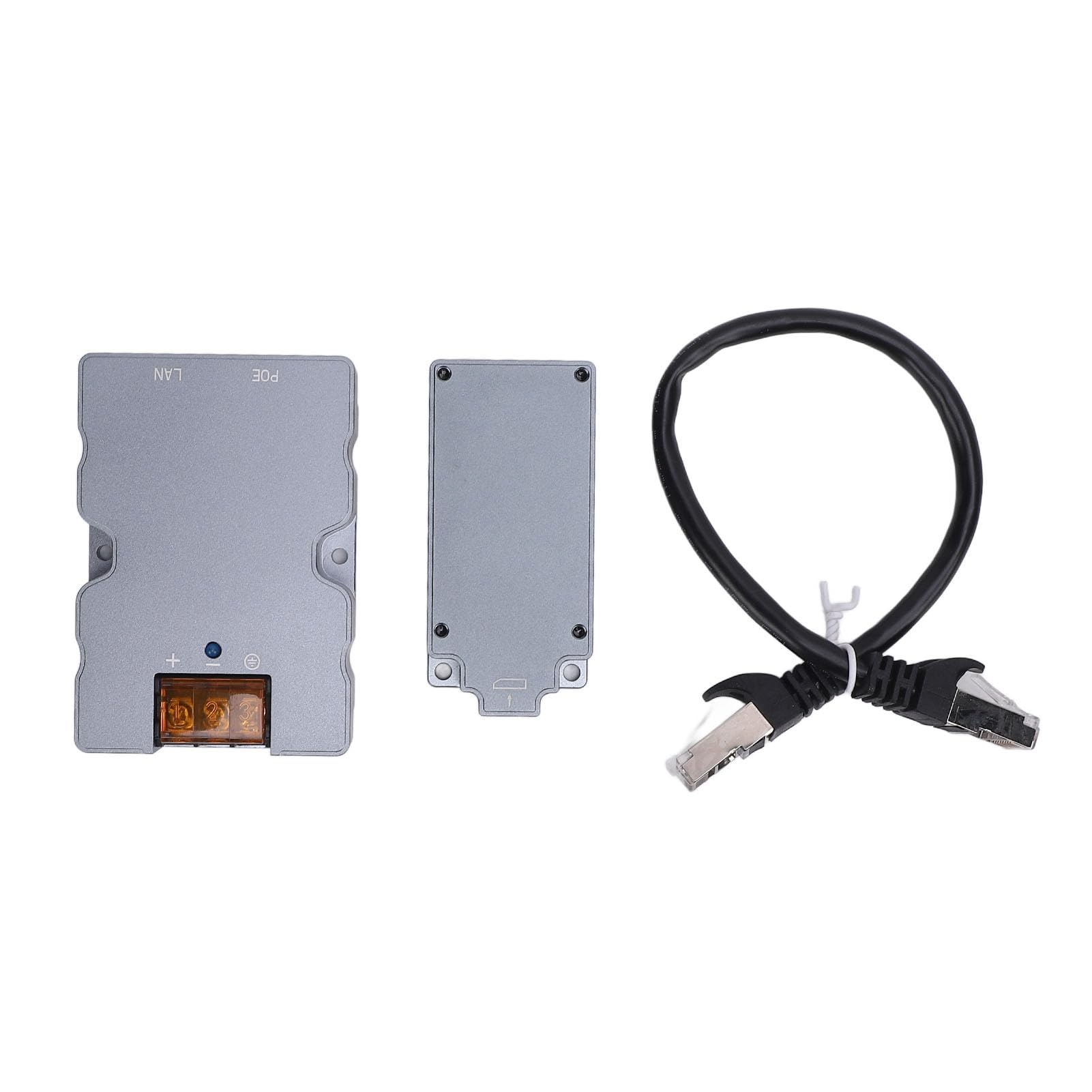Set Iniettore PoE Gigabit, Kit Adattatore PoE Passivo, Switch di Rete da 320 W, Schermatura Guard ESD e 10/100/1000 Mbps, Ideale per Sistemi Piatti