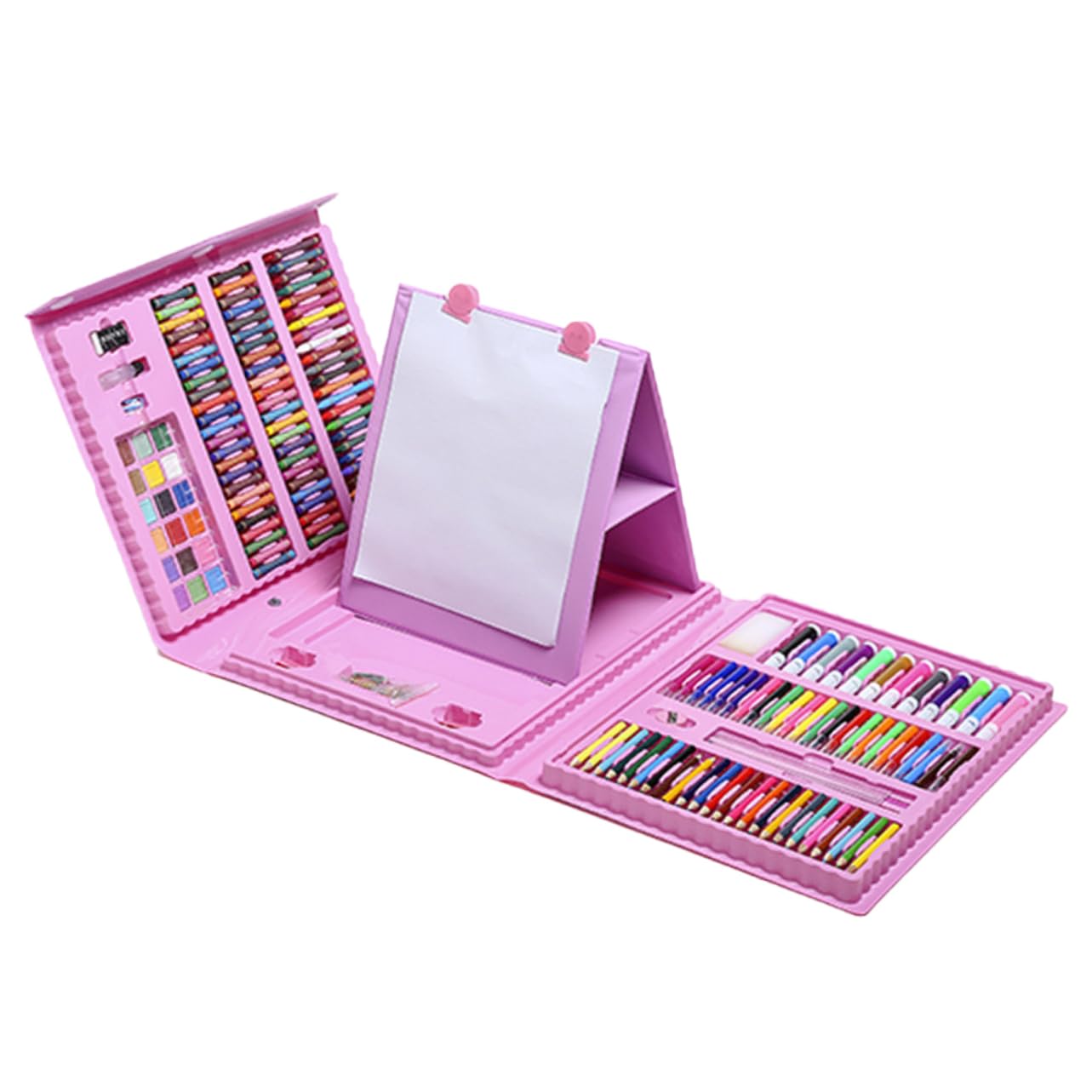 NUOBESTY Set di Penne Gel Rosa 208 Pezzi per Disegno e Colorazione | Punta Fine, Scrittura Fluida e Linea Regolare, per Adulti e Ragazzo Ragazza, Corpo in Plastica