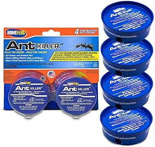 Home Plus Ant Killer (4-Pack), Metal Ant Traps Indoor & Outdoor, Ant Bait