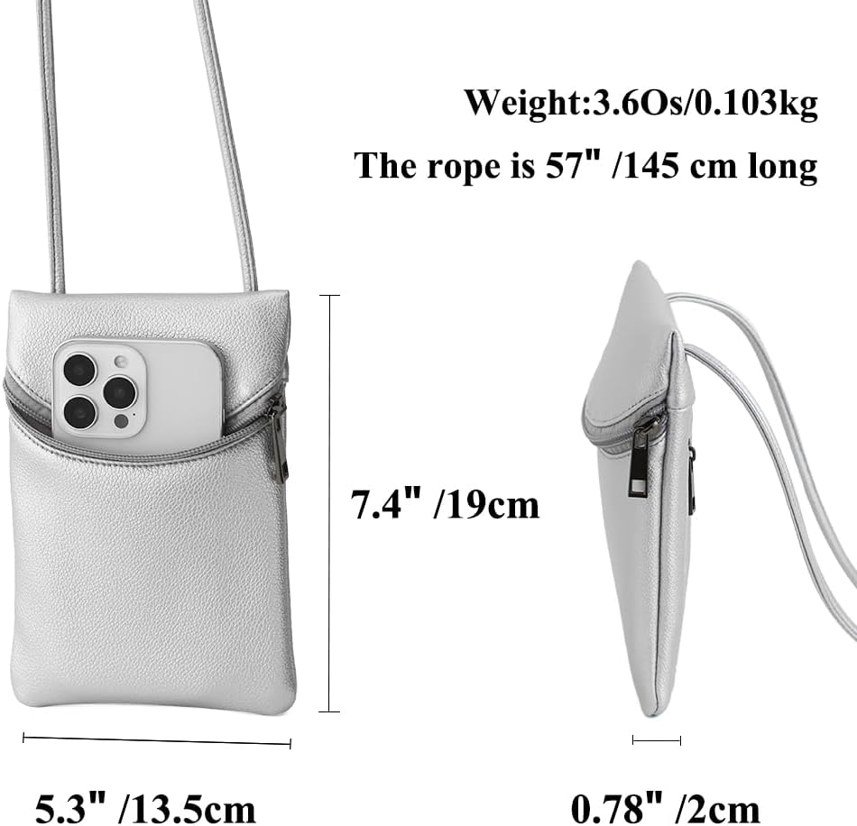 Small Crossbody Women Cell Phone Purse Wallet Bag With Shoulder Strap - Image 2