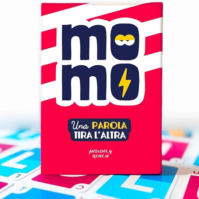 ATM Gaming Momo – Gioco da Tavolo Divertente – Gioco di Società per Famiglia e Amici – Facile da Imparare – Gioco di Carte da 8 Anni in su – da 2 a 8 Giocatori (Lingua originale, Italiano)