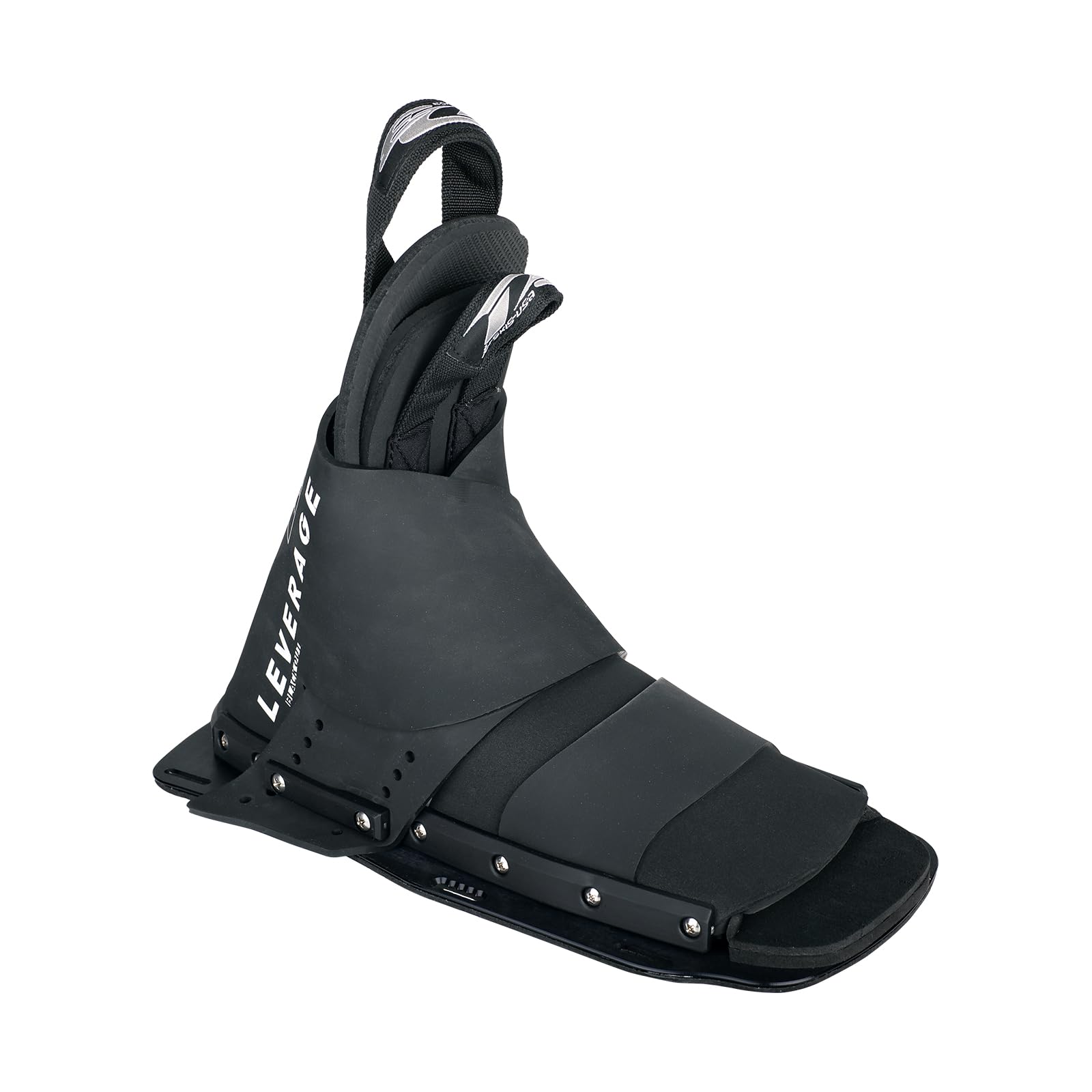 MESLE Monoski Freecarve mit D3 Leverage Blackout Bindung, Slalom Ski, Tunnel Wasser-Ski für ambitionierte Slalom-Fahrer, mit Aluminium Finne