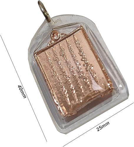 Miniatura 4 de Amuleto tailandés Buda colgante mágico sagrado para hombres mujeres Arjan Nu Kanpai Yantra 5 filas NAT collares ricos., Metal y plástico