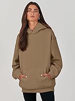 Vista 2 de ANRABESS Womens Oversized Hoodies Fleece Sweatshirts Long Sleeve Hooded Pullover Winter Clothes with Pocket