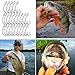 Sougayilang Fishing Lures Mixed Lots Including Fishing Worms Bait Fishing Hook for Trout Bass Catfish with Free Fishing Tackle Box