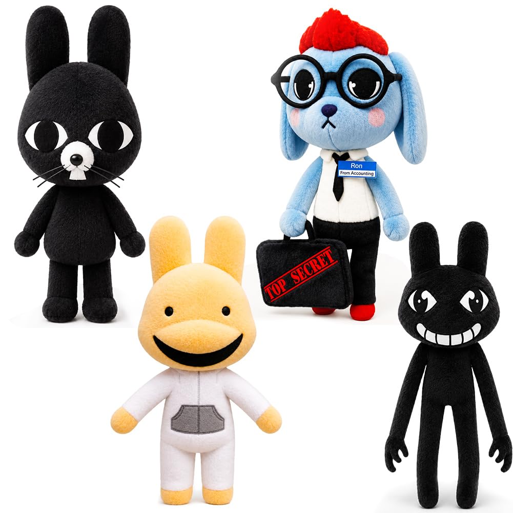 Dlishka Animal Hospital Plush 9.8in Game Inspired Toy Collectible (4PCS)