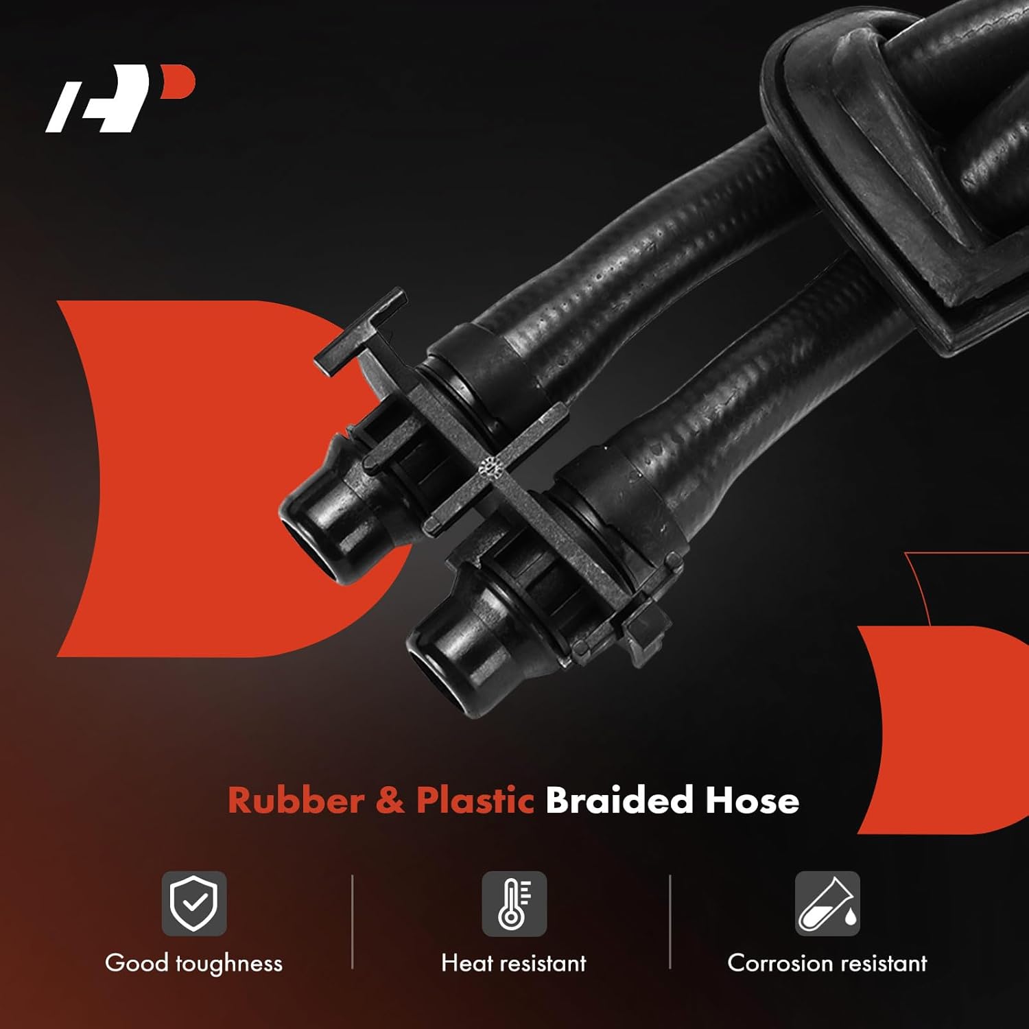 A-Premium HVAC Heater Hose Pipe Line Assembly Compatible with Volvo XC60 2010-2016, S60 2011-2016, XC70 2008-2016, S80 2007-2015, V60/V60 Cross Country 2015-2016, S60 Cross Country 2016, V70 2008-2010