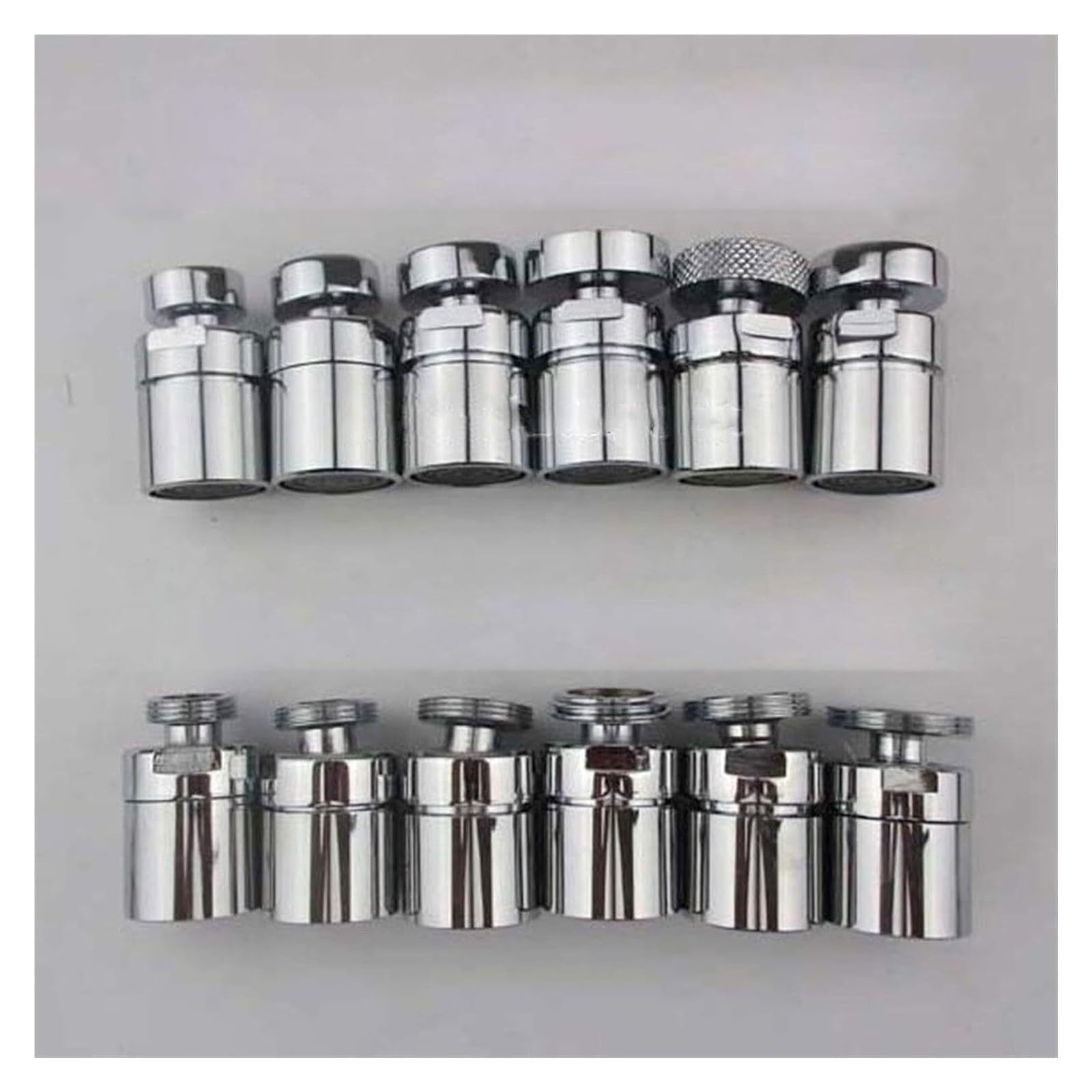Adaptador de grifo giratorio de latón con ahorro de agua para baño y cocina F20