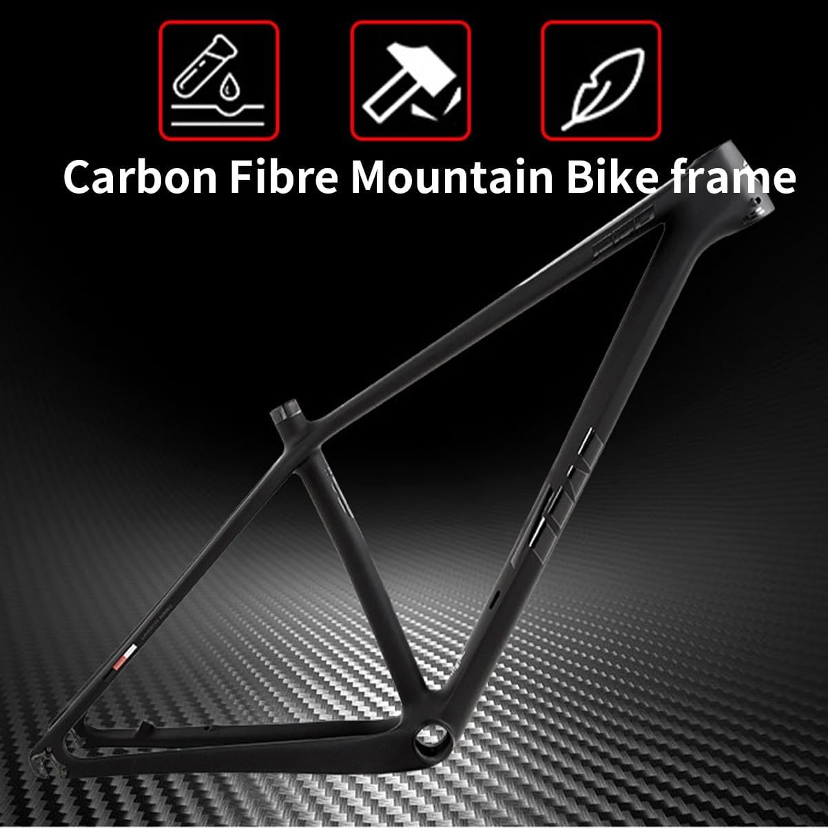 27.5er 29er Carbon Fiber Bikes Frame 15''/17''/19'' Hardtail Mountain Bike Frame Quick Release Disc Brake Routing Internal