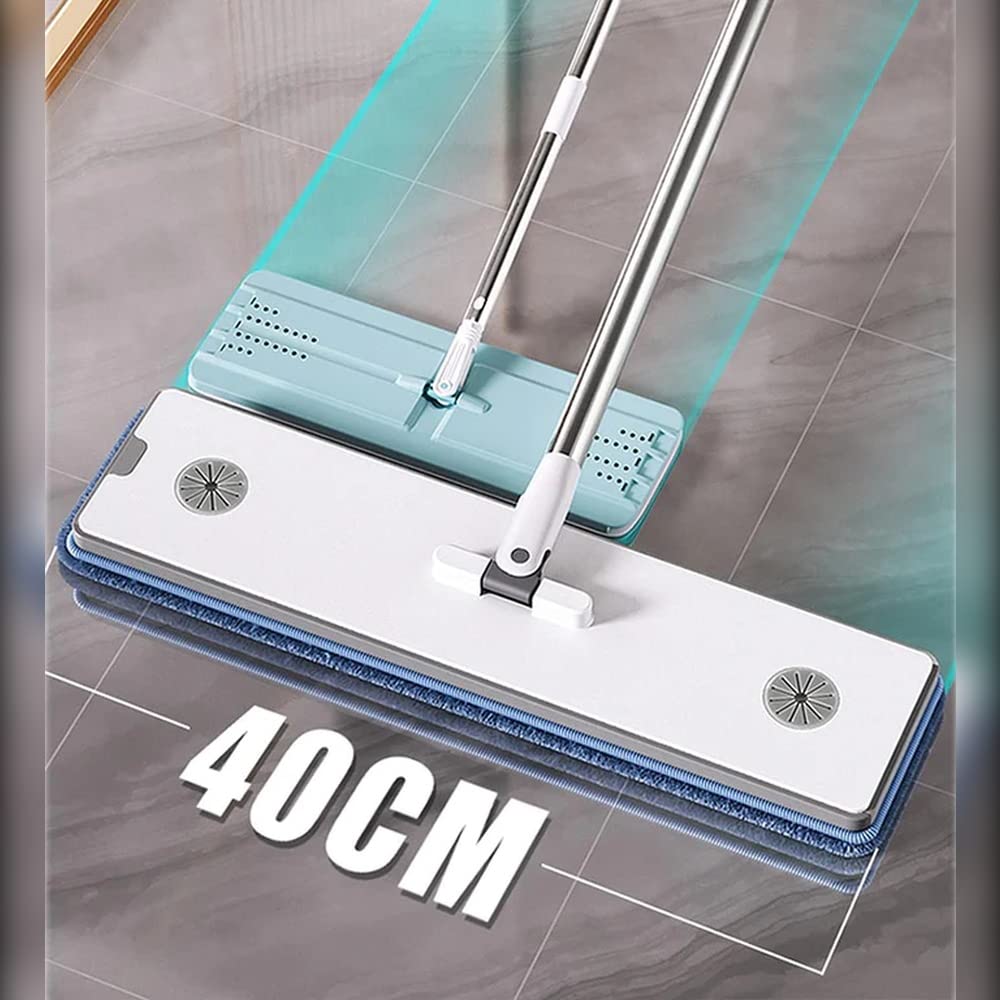 JOYBOS Balai à Main avec essoreur et Coussinets en Microfibre
