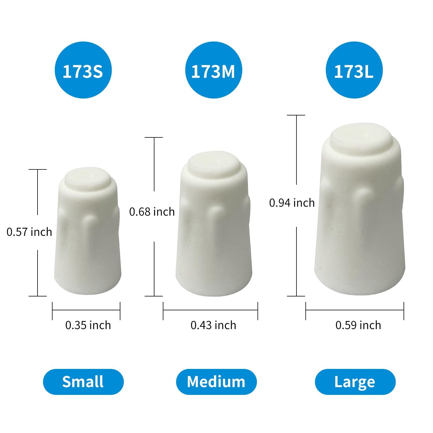 Dicio Ceramic Wire connectors Easy-Twist 50 PCs,Medium Wire Cap Porcelain Wire Connector Heat Resistant Electrical connectors 22-10 AWG Ceramic Wire connectors Nuts for Oven