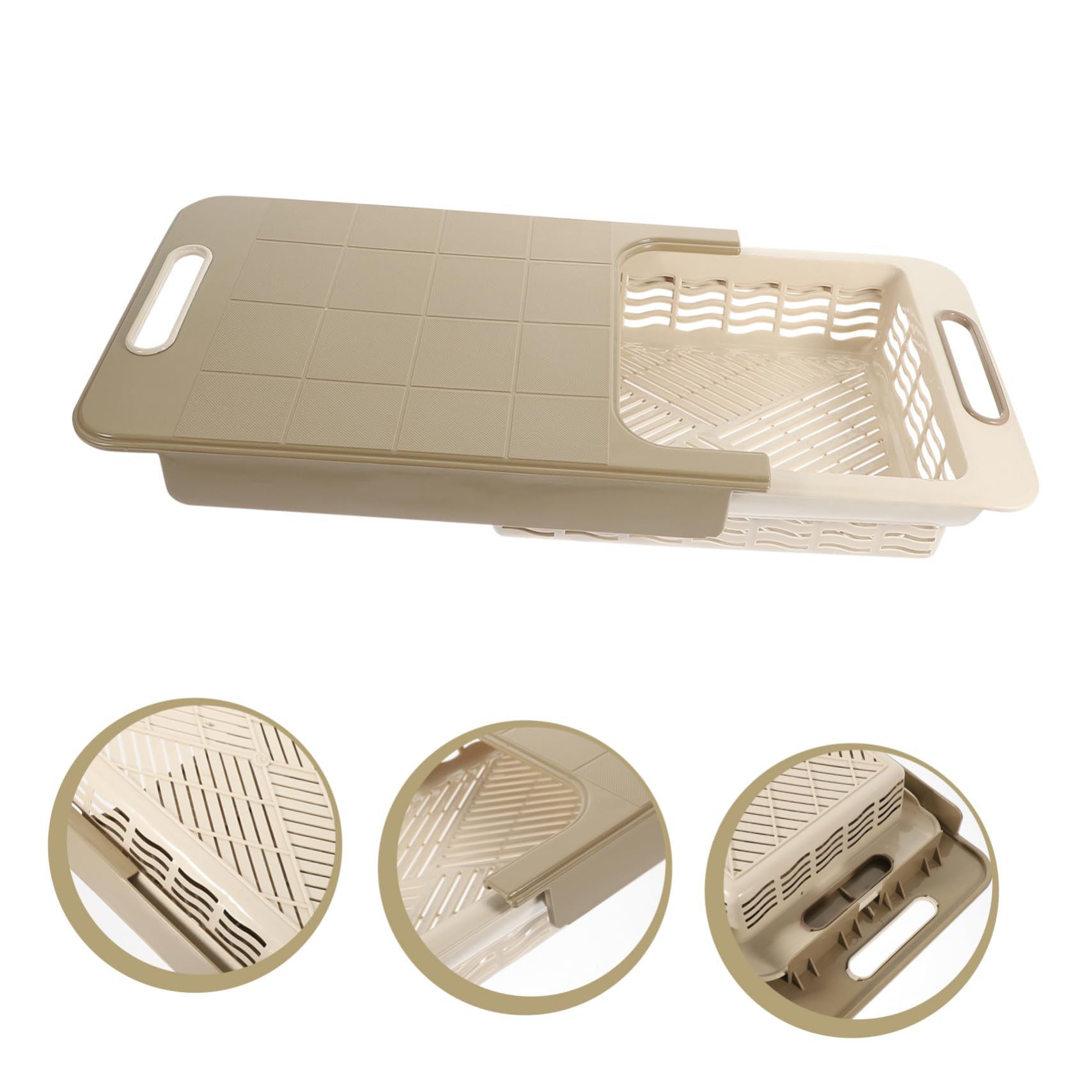 Tabla de Cortar Multifunción Retráctil de Plástico PP para Cocina