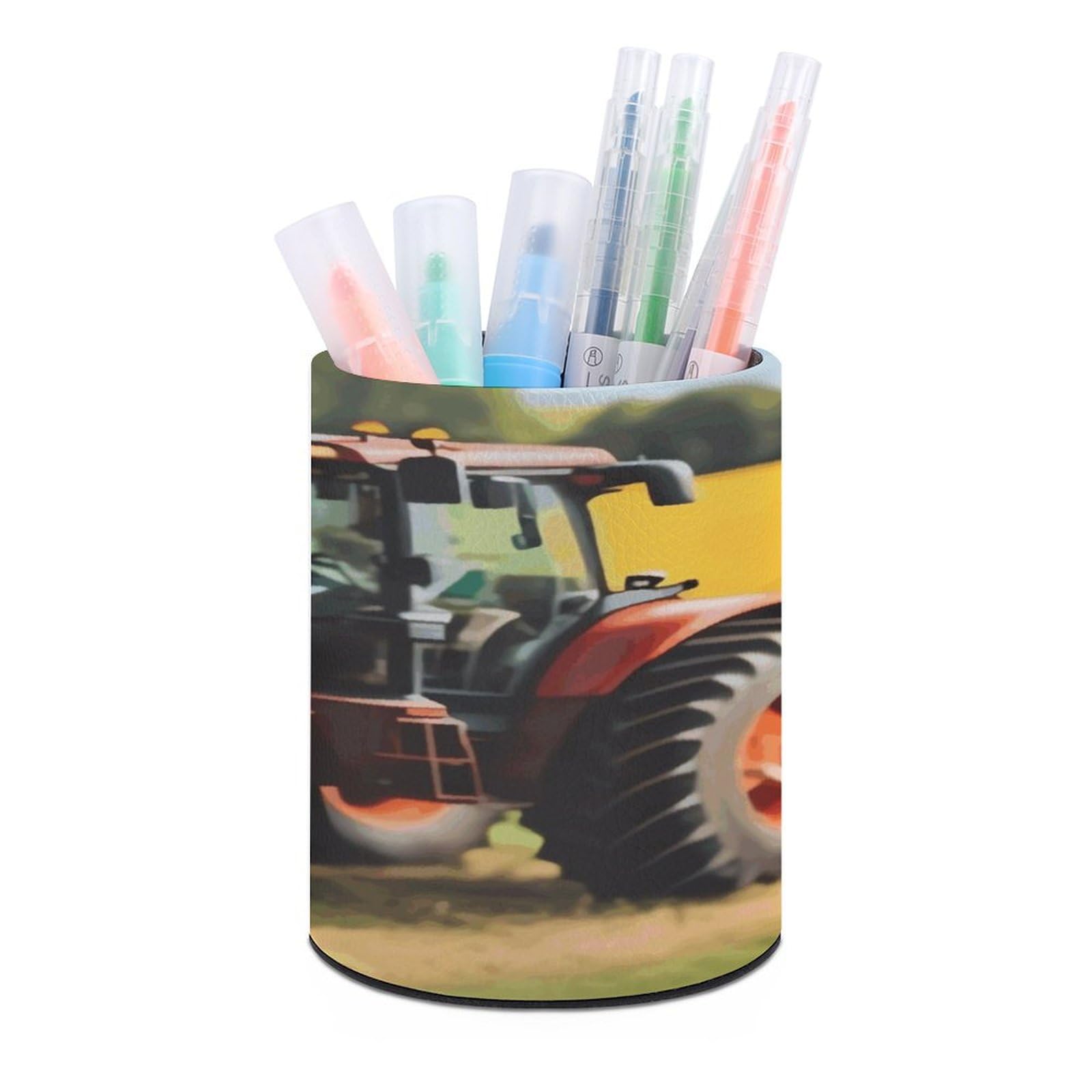 Porte-stylo rond tracteurs agricoles Company - Accessoire design premium