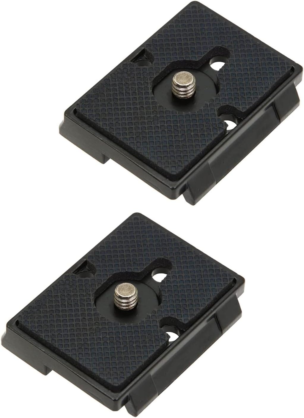 Sequpr Quick Release Plate, Tripod Quick Release Plate Fit for Manfrotto 200pl-14 Rc2 Camera Tripod Head (Pack of 2) Black