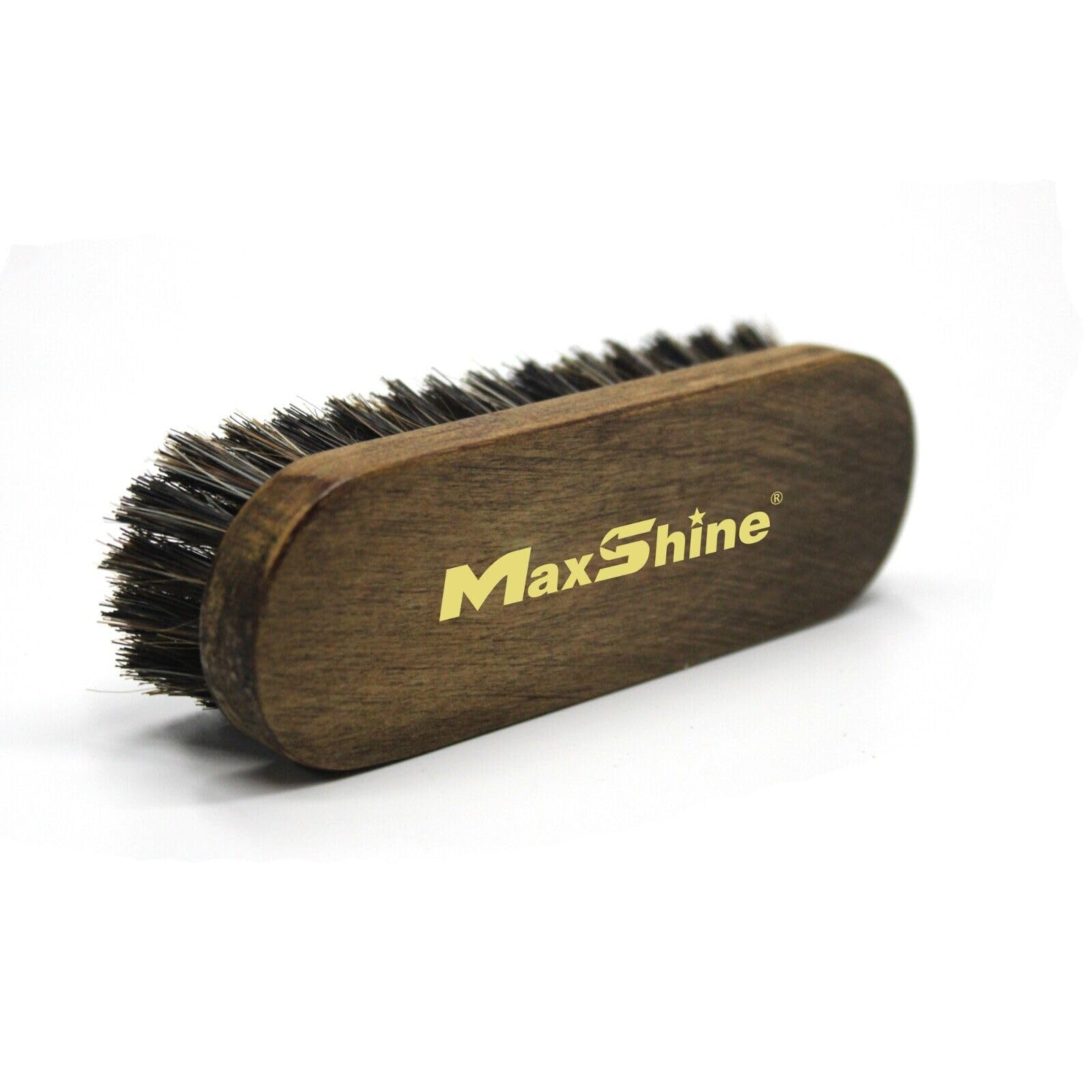Maxshine Horsehair Cleaning Brush | Gentle & Versatile Detailing Tool for Leather, Fabric, and Auto Surfaces | Ergonomic Handle & Genuine Soft Bristles-picture-18