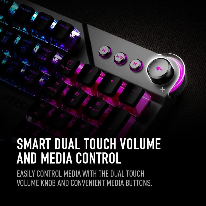 MSI Vigor GK71 Sonic AM Mechanical RGB Gaming Keyboard - Thumbnail 5