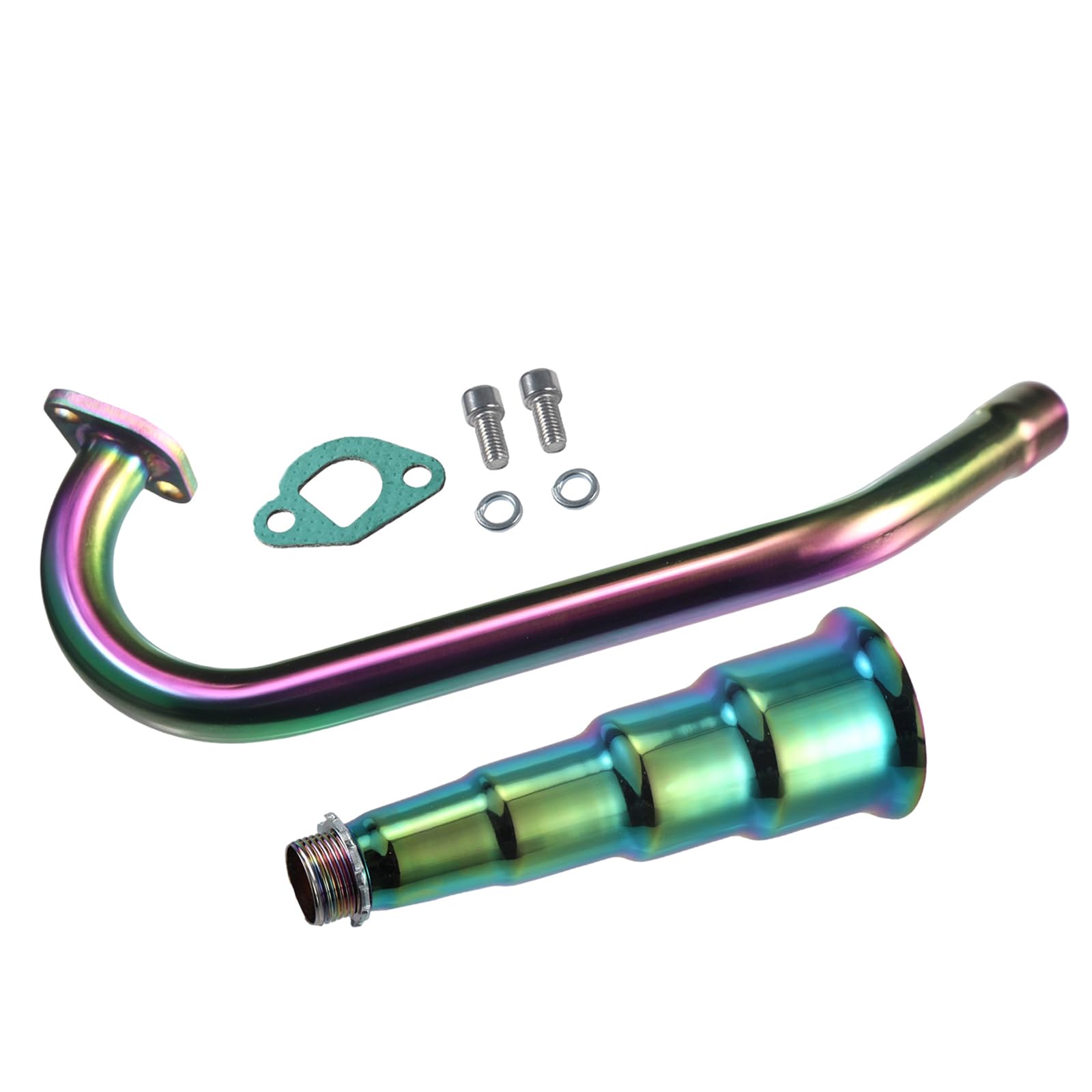 Upgraded 4 Stage Exhaust Header Pipe,For Predator 212cc 196cc Engine