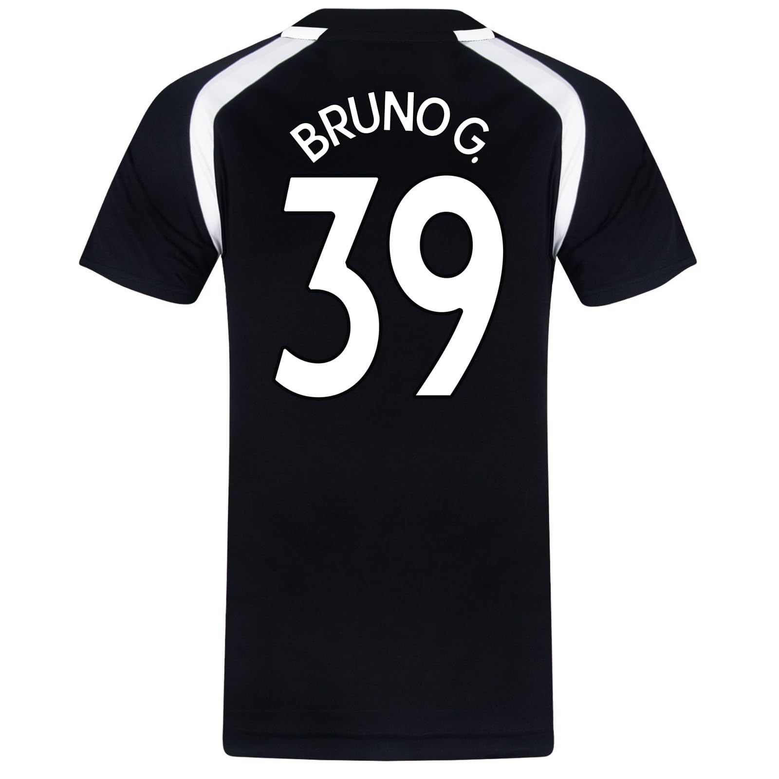 Newcastle United Boys Black Bruno G. Fc Bruno G. 39 Poly T-Shirt Black 6-7 Years