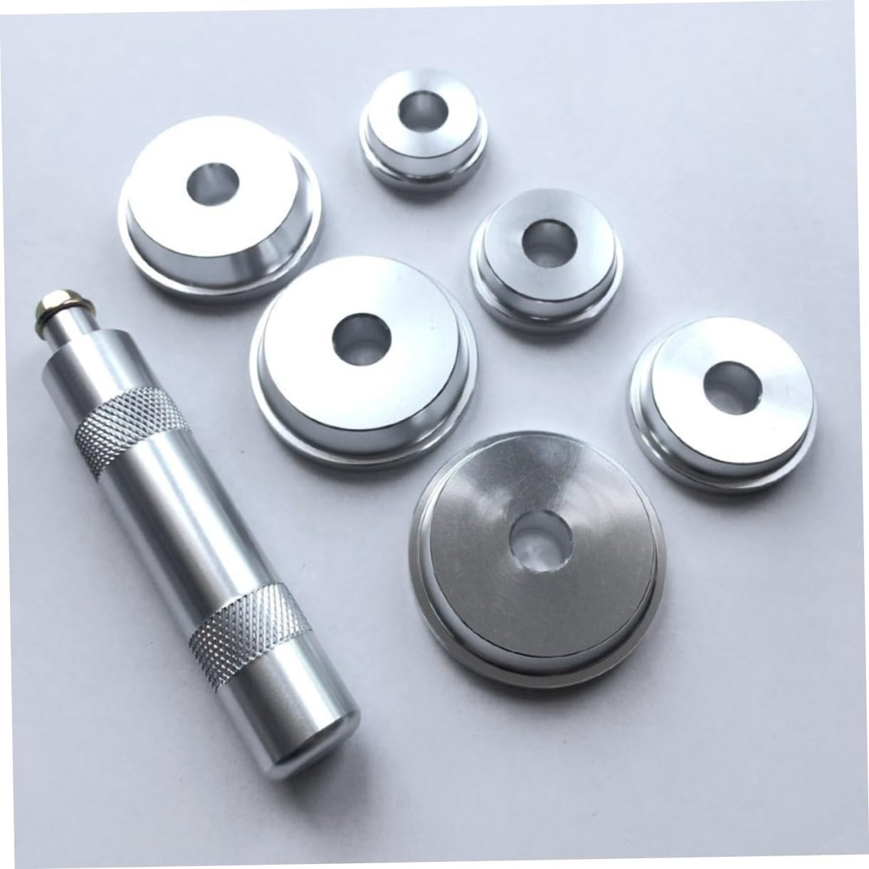 7pcs Car Bearing Install Tool Set Mechanics Tool Kit Aluminum Alloy Construction for Easy Repairs