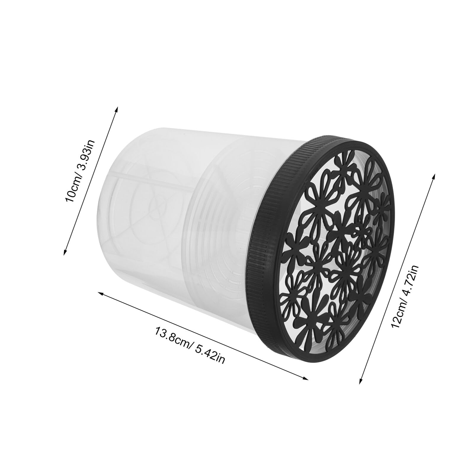 Boîte Déshumidificatrice Réutilisable en Plastique Noir 6 Pièces