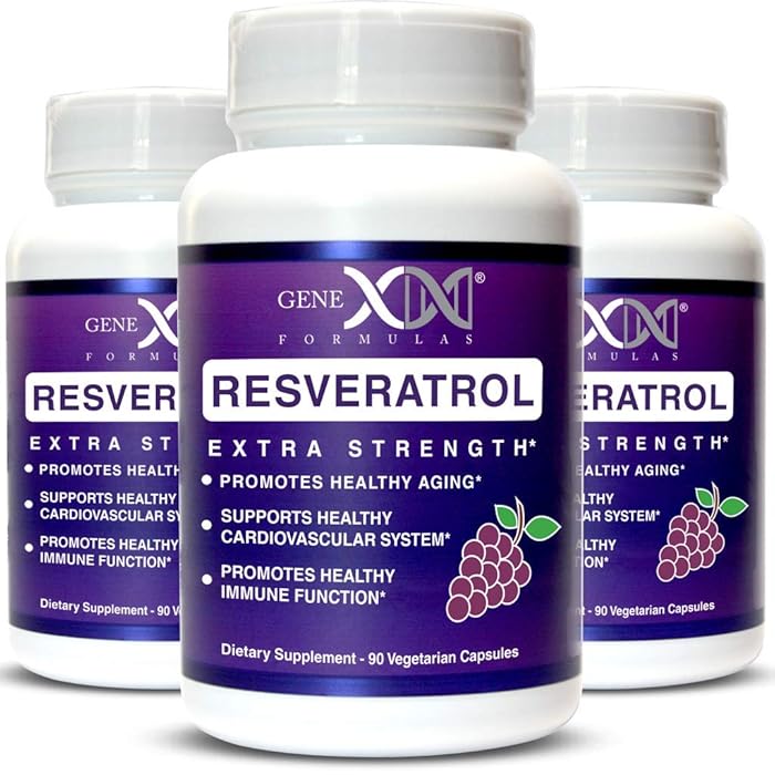 Buy Genex Resveratrol 1500mg 3 Pack Max Strength Antioxidant